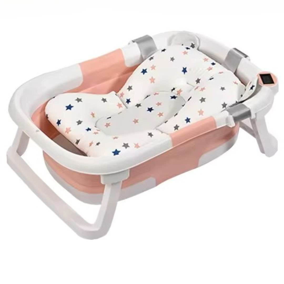 Baignoire en silicone pour nouveau-né avec le coussin™Soobaby